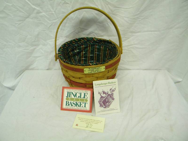 Longaberger 1994 Red Jingle Ball Basket