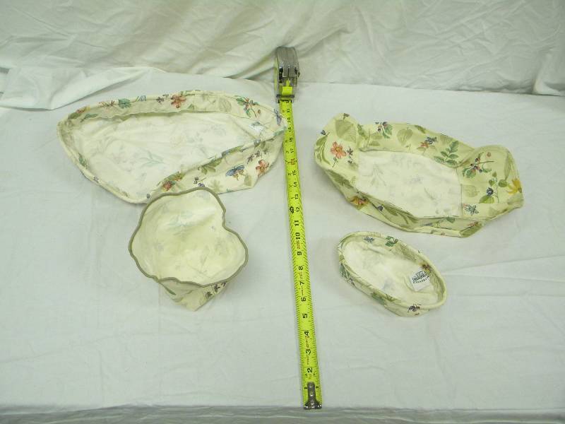 Longaberger Botanical Fields Basket Liner Lot