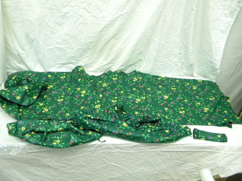 Longaberger Emerald Vine Basket Liners and Linens