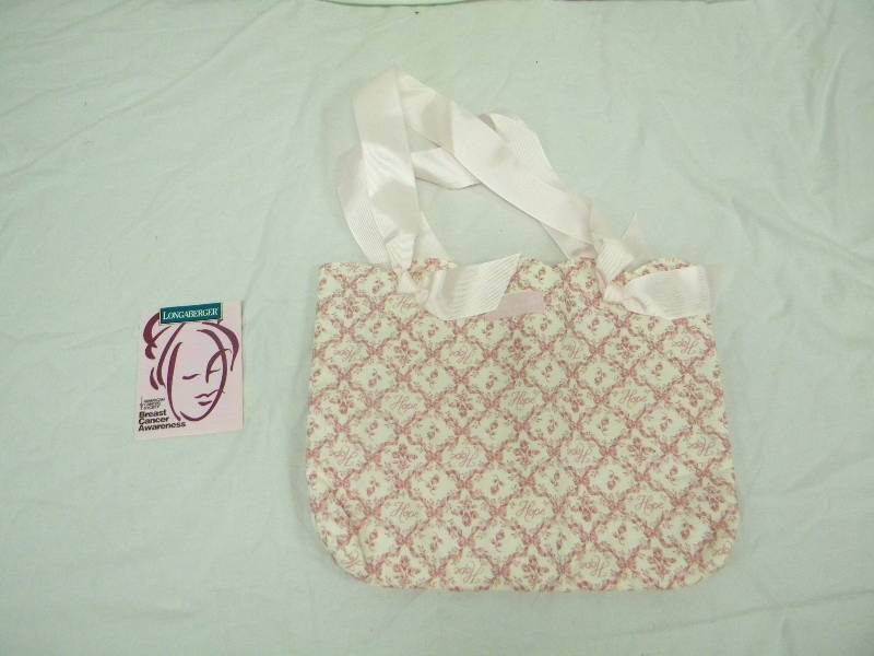 Longaberger Breast Cancer Awareness Purse