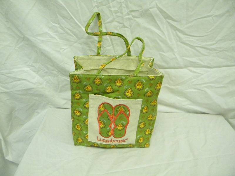 Longaberger Flip Flop Tote