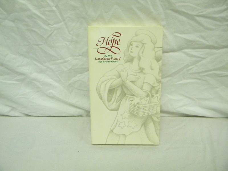 Longaberger Pottery 1994 Angel Cookie Mold