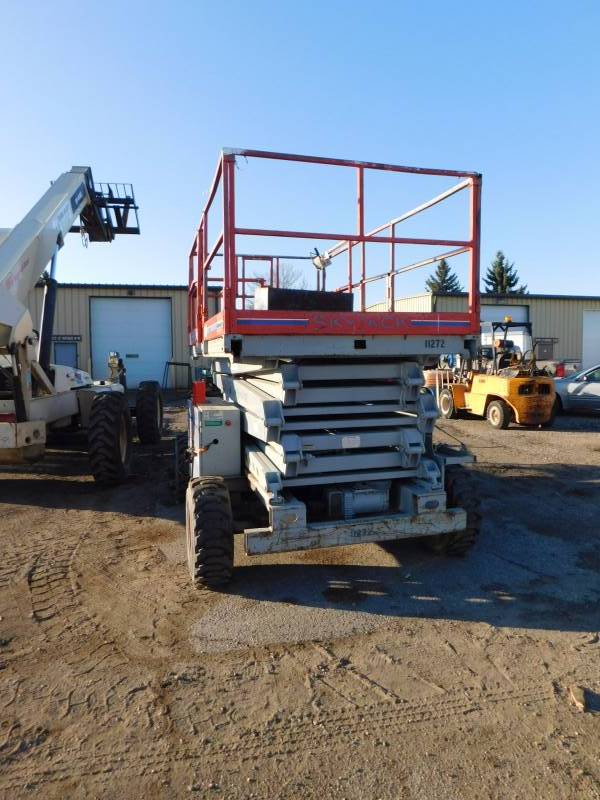 lot 13 image: Skyjack SJ8841 Rough Terrain Scissor Lift