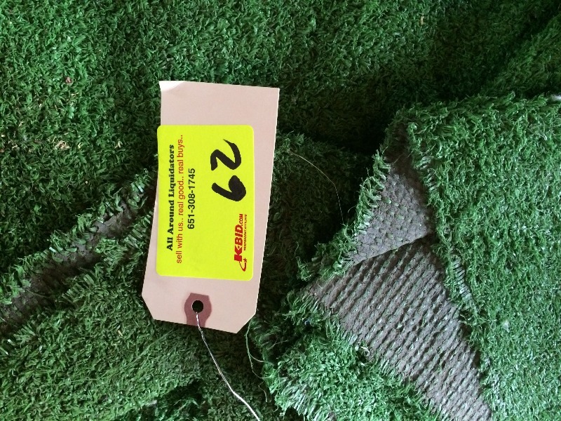 lot 62 image: Outdoor Carpet - great for camping throw rugs  deck  garage