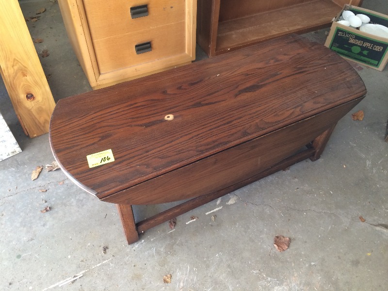 lot 106 image: Coffee Table  measure 48 x 38 x 17 h