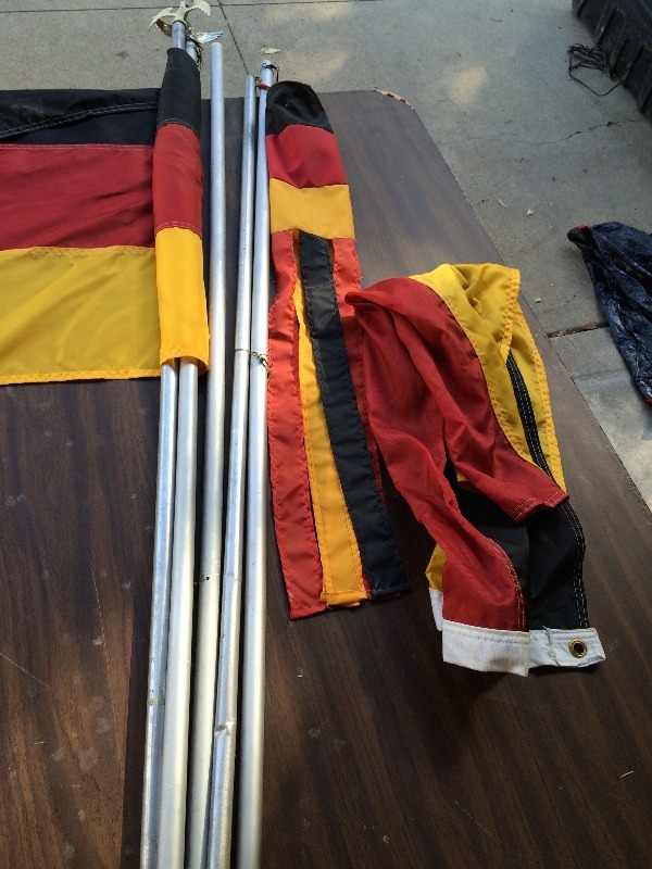 lot 128 image: Flags and poles