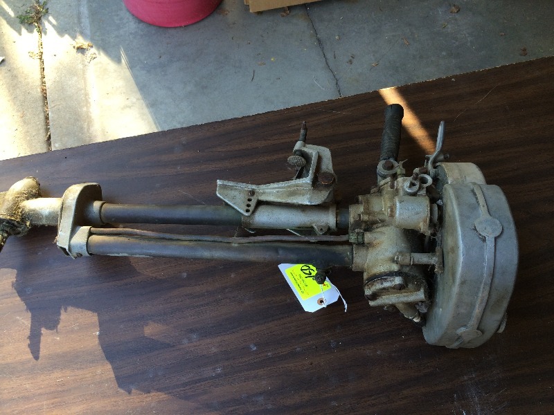 lot 150 image: Monarch outboard Motor - Very Old  Vintage