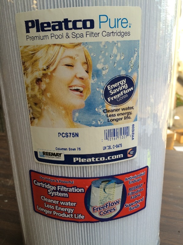 lot 163 image: Pleatco Pure Pool and Spa Filter   new never used