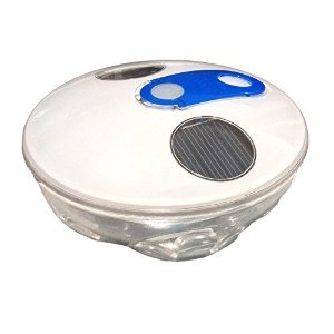 lot 12 image: Solar Underwater Light Show Floating Pool Light retail $42