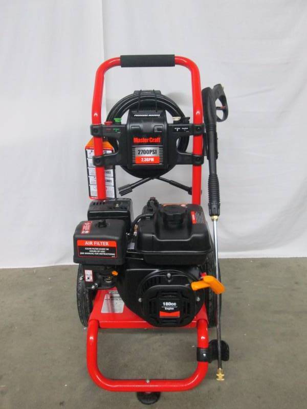 Master Craft 2700 PSI Gas Pressure Washer 399 October merchandise