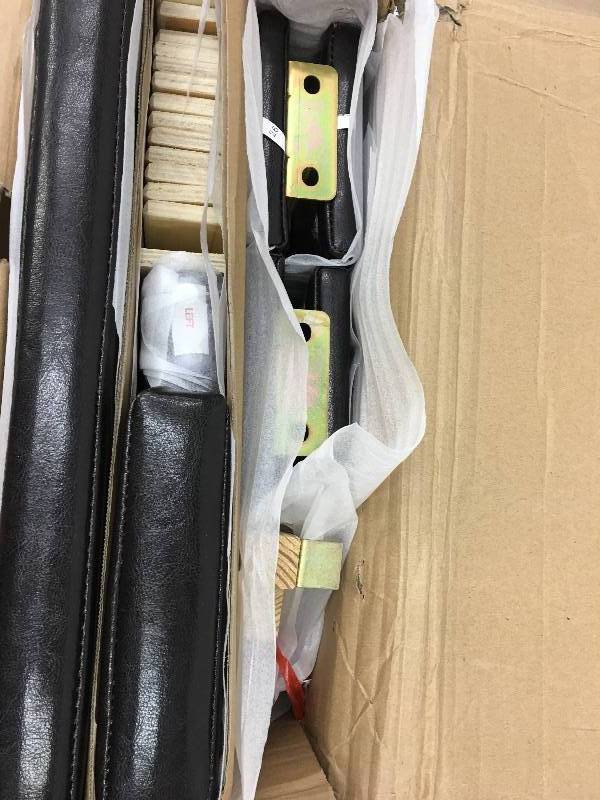 lot 76 image: Hillsdale Springfield Twin Bed  Brown retail $219