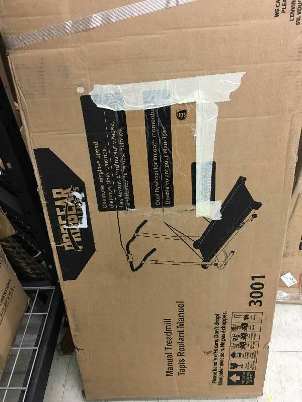 lot 87 image: PROGEAR 190 Manual Treadmill retail $189