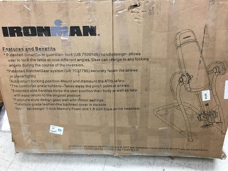 lot 88 image: Ironman Sit-Up Inversion Table retail $595