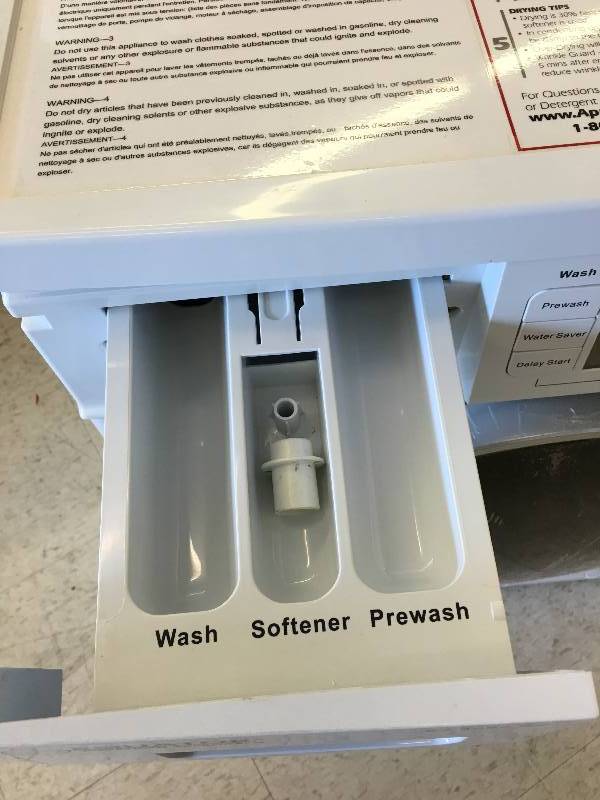 lot 99 image: Equator Super Washer and Dryer Combo retail $1,199