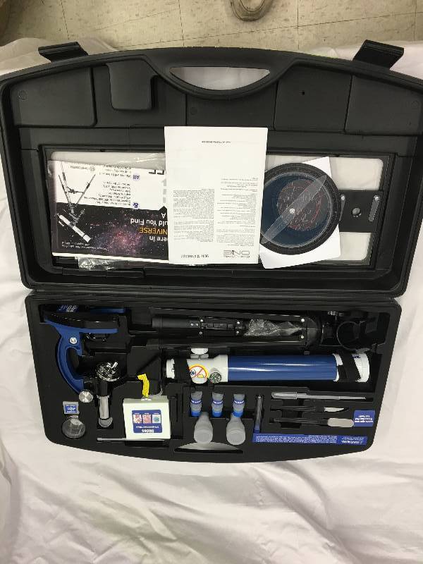 lot 2 image: ExploreOne Apollo Telescope and Microscope Set
