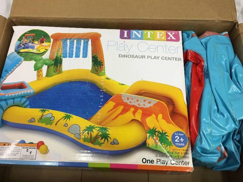 lot 24 image: Intex Dinosaur Play Center retail $60