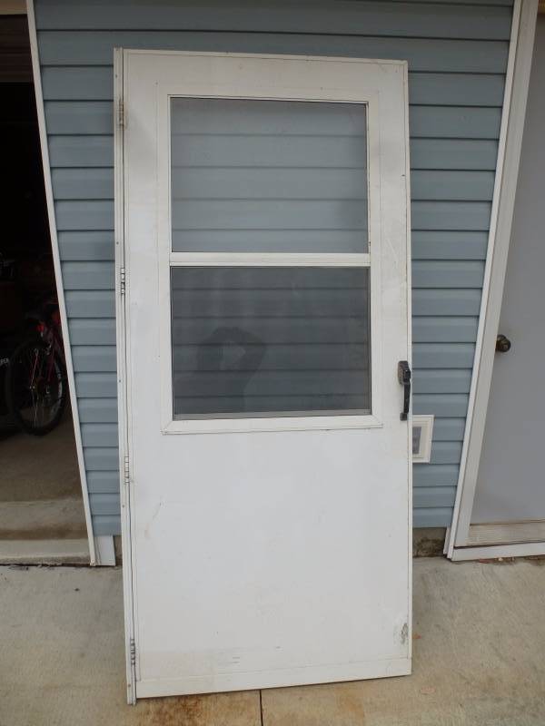 Aluminum clad screen door