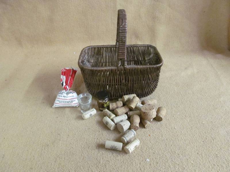Wicker Basket & Wine Supplies