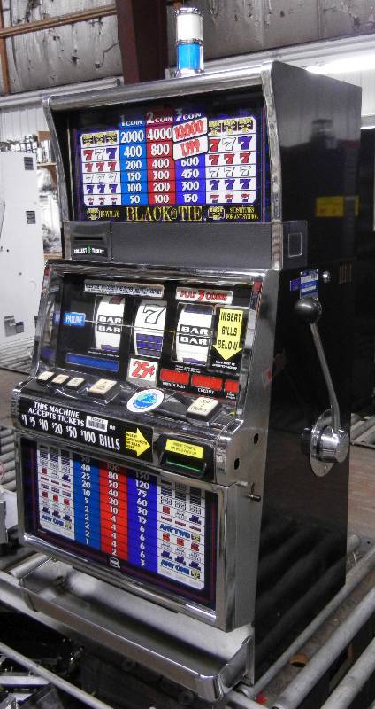 lot 1011 image: IGT S-2000 BLACK TIE SLOT MACHINE