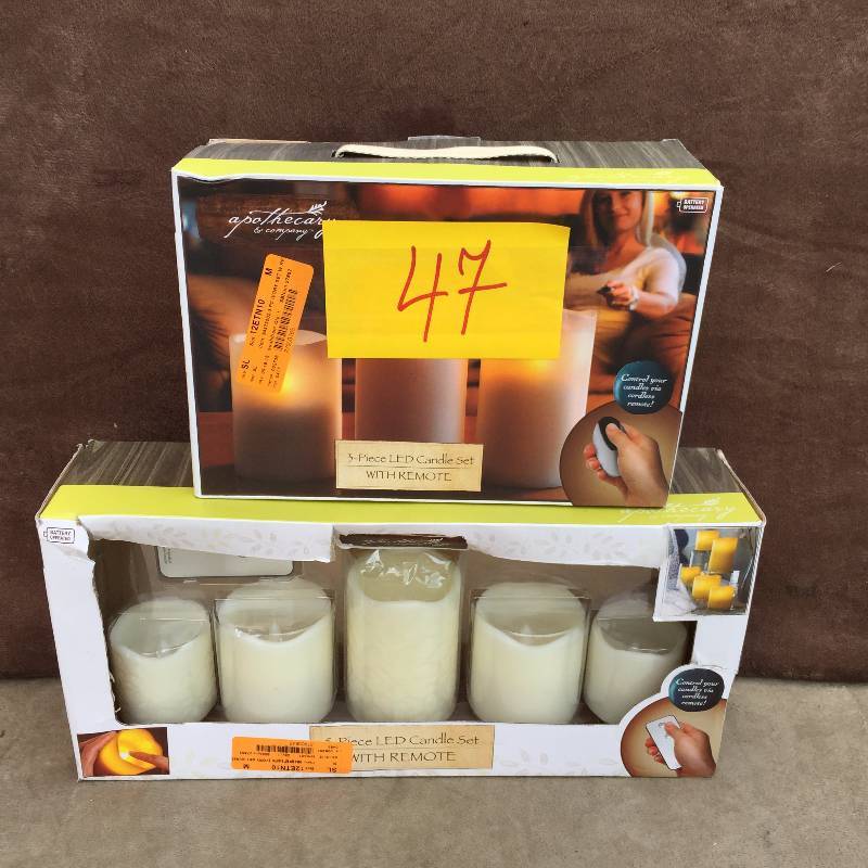 lot 47 image: Lot Of flameless candles
