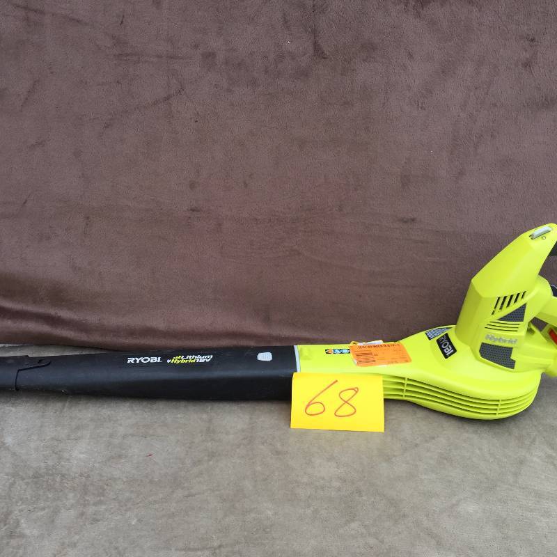 lot 68 image: Ryobi Cordless Blower Tool Only