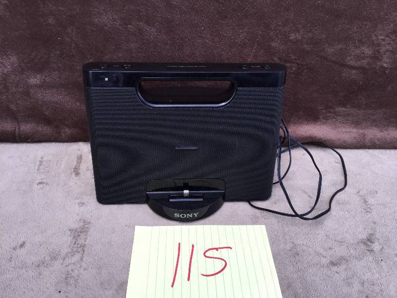 lot 115 image: Sony Dock StationSpeaker System