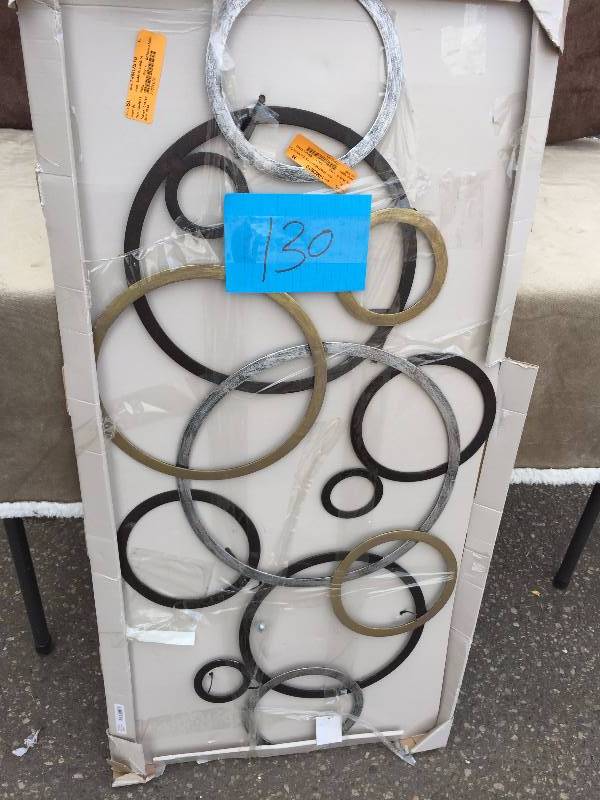 lot 130 image: Metal Wall Circle Art