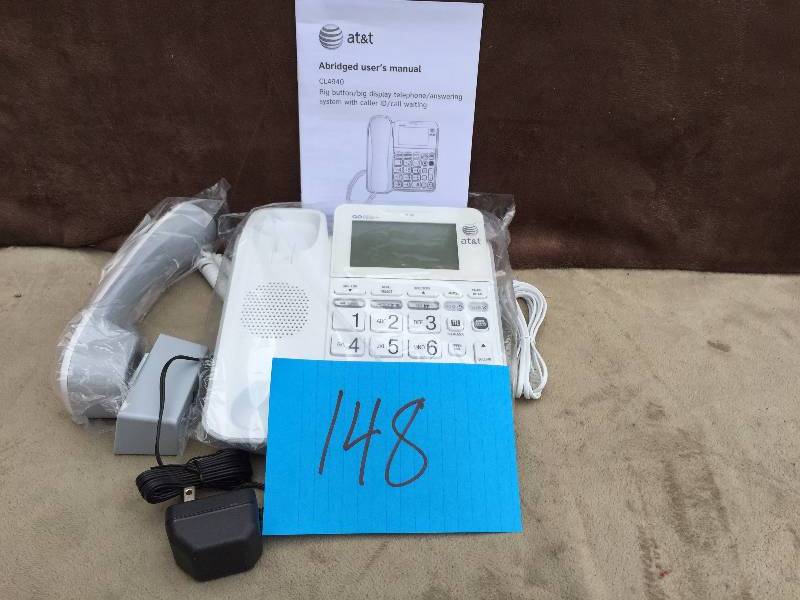 lot 148 image: Corded answering System