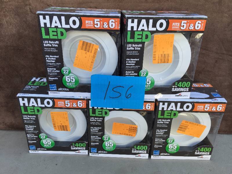 lot 156 image: Lot of Halo LED Lights