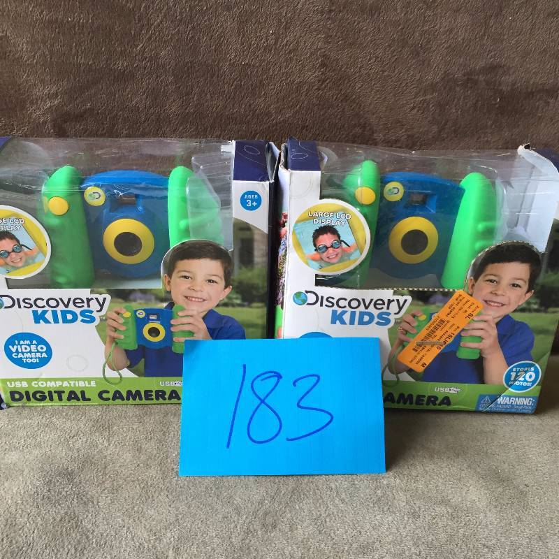 lot 183 image: Lot of 2 Discovery Kids Camaras