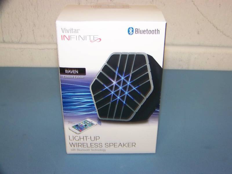 Vivitar, Infinite, Light-Up Wireless Speaker with Bluetooth technology - BRAND NEW