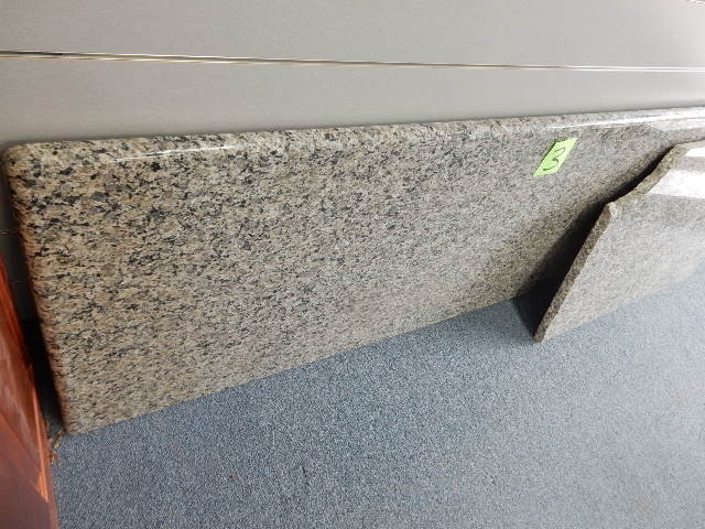 Large piece of GRANITE counter top.. WAS a corner unit, but the corner broke off as shown..