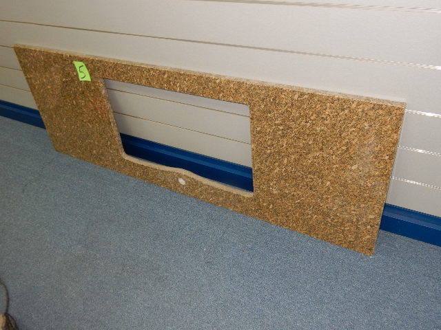 3 Pieces of Granite.. 1 Sink Section, 2 smaller sections