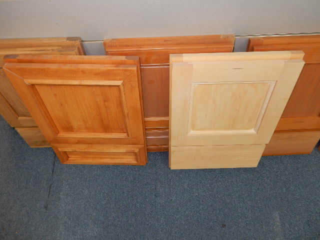 Solid wood sample doors as pictured