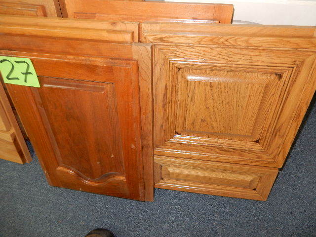 Solid wood sample doors as pictured