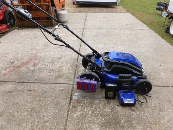 SnS Auctions # 184 End of the season lawn mowers & outdoor