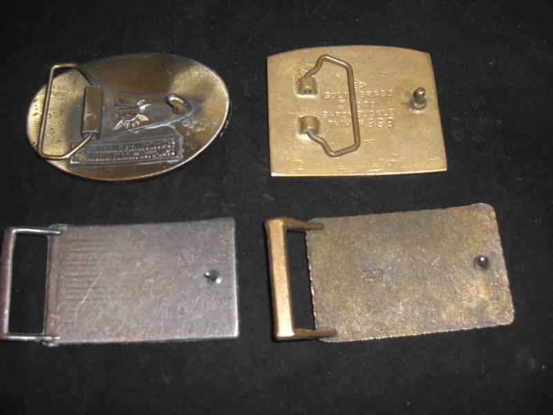 Belt Buckles - Lowenbrau, Pancho Villa Tequila, Eagles