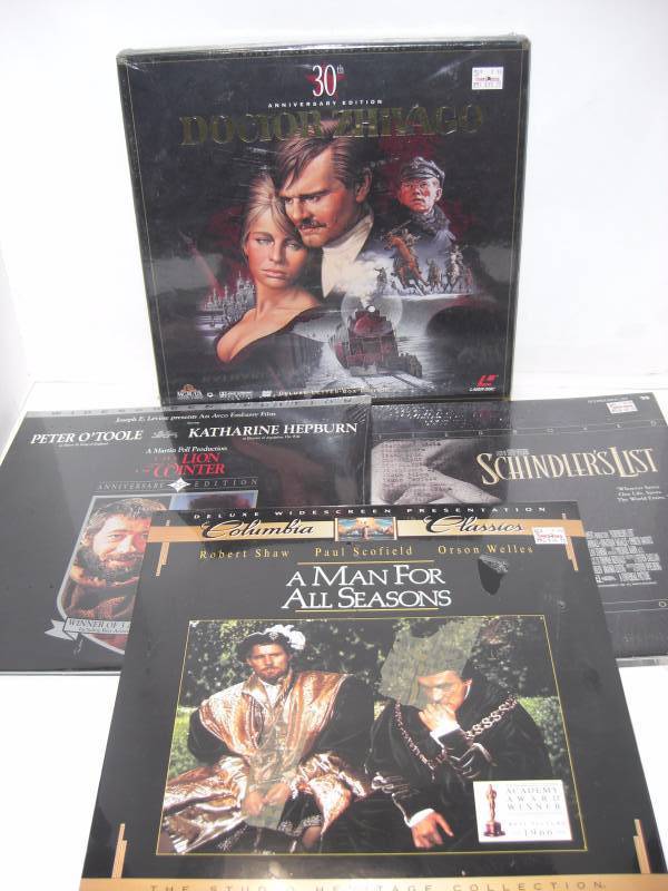 4 Laser Disc New in Package