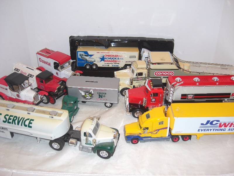 Vintage Ertl Trucks Conoco, Coastal, Schucks, Phillips 66