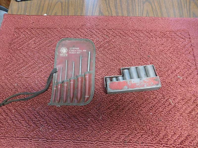 lot 38 image: Matco Roll pin punch set & Socket set