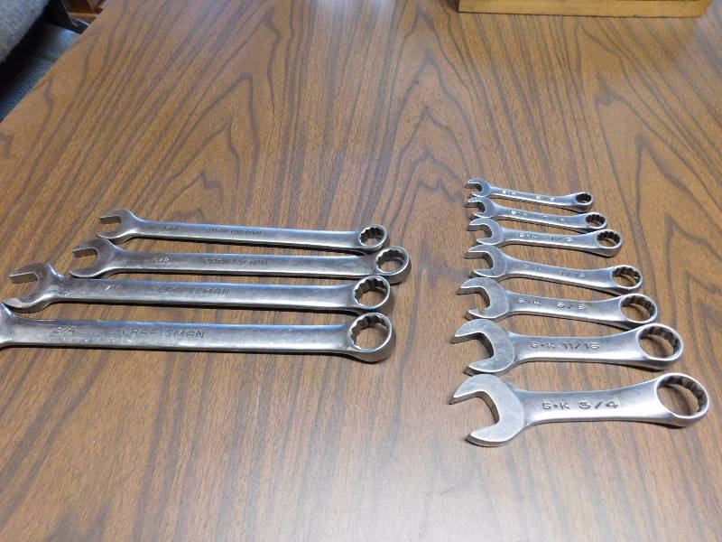 lot 48 image: two nice groups of Craftsman and S-K wrenches see photos