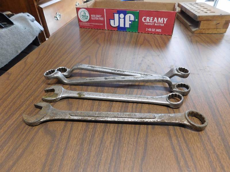 lot 84 image: 4 various wrenches various makers and sizes