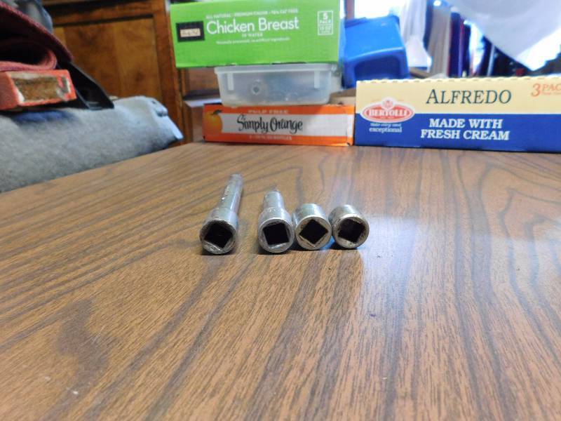 lot 96 image: 4 misc socket extensions see photos