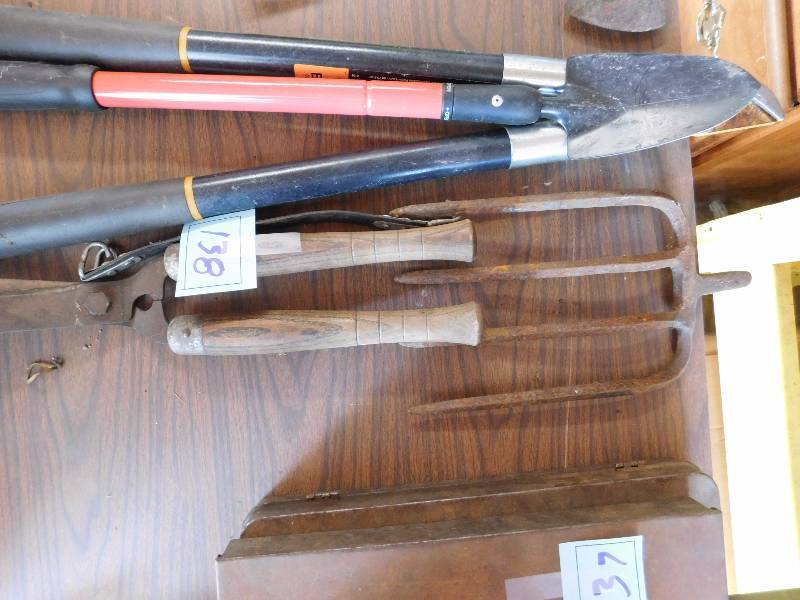lot 138 image: misc yard garden tools see photos