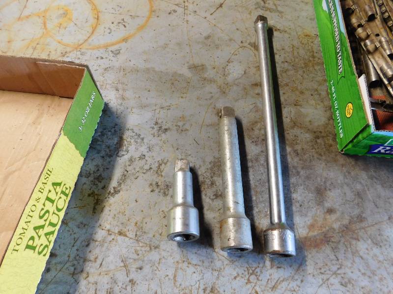 lot 156 image: 3 heavy duty extension bars 34 drive 1 Craftsman 1 Mtcloy 1 unsigned