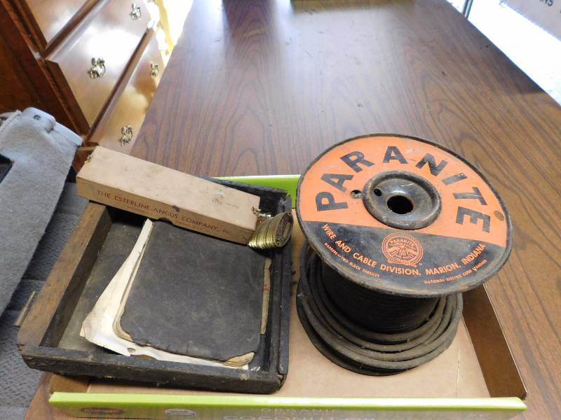 lot 166 image: pen element for recording instrument, operating manual and Paranite cord