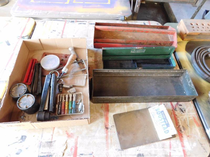 lot 134 image: toolbox shelf lot of items see photos