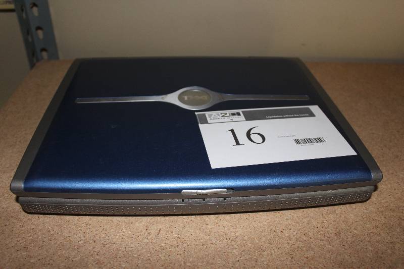 lot 16 image: Dell laptop with ac adapter, as is for parts