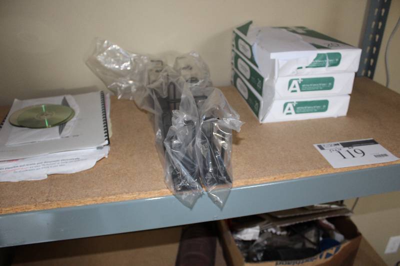 lot 119 image: paper reems, misc cables