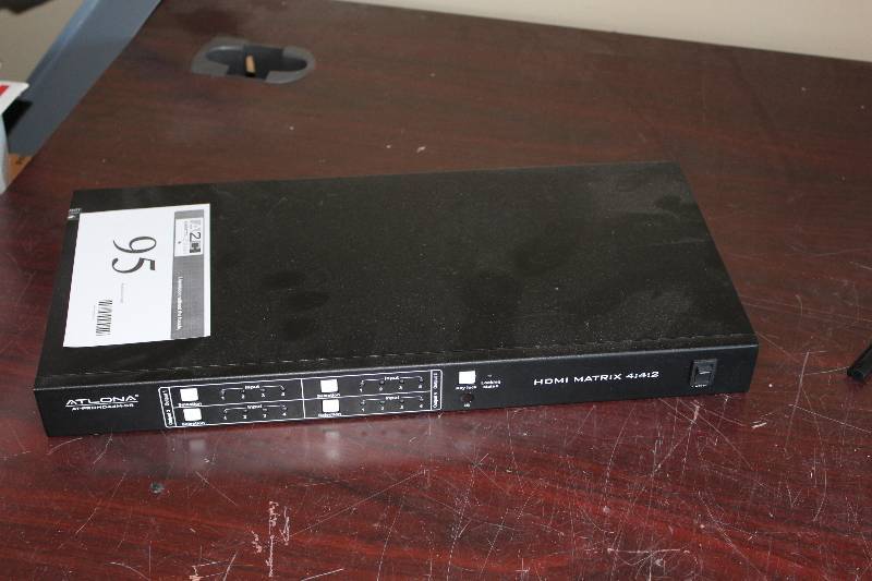 lot 95 image: Atlona HMDI matrix, tested and operational